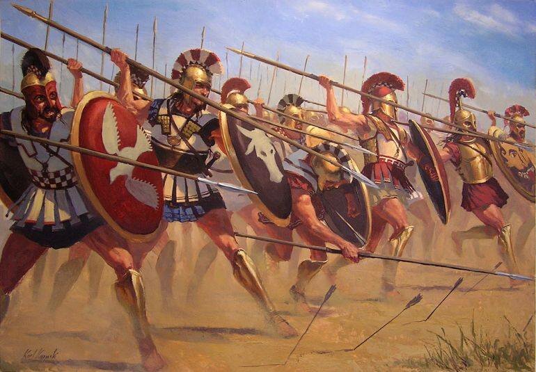 La falange oplitica, la (quasi) invincibile fanteria greca La falange oplitica, la (quasi) invincibile fanteria greca